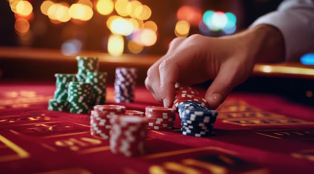 A high-tech digital studio featuring professional gaming hosts and dice tables